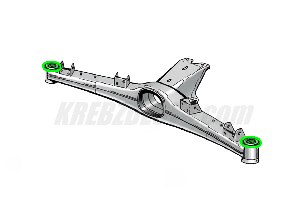 BMW E30 / E36 Rear Subframe Bushings – Polyurethane