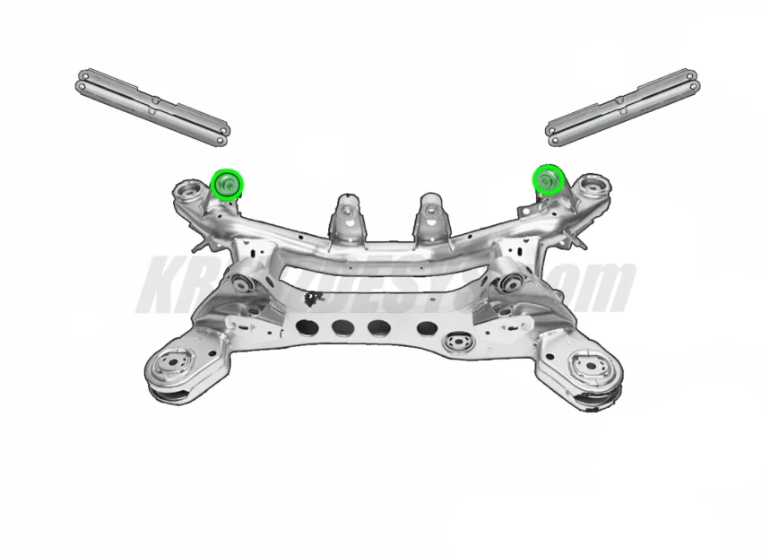 BMW E9x / E8x Rear Trailing Arm Bushings – Polyurethane