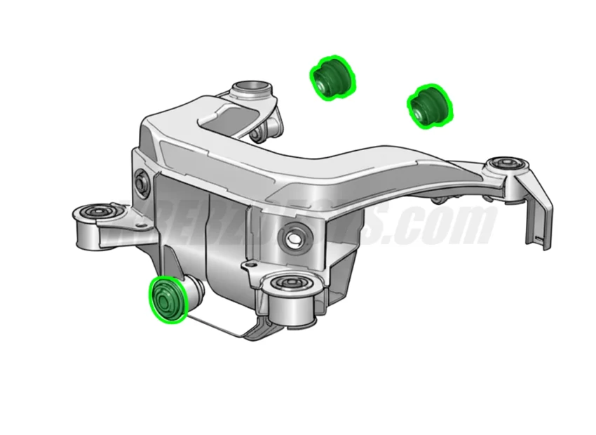 BMW E36 Rear Differential Bushings – Polyurethane