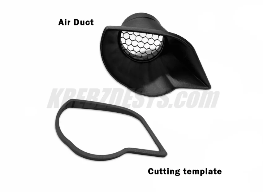 BMW E46 Front Headlight Air Duct – Cold Air Intake Mod (Passengers-side)